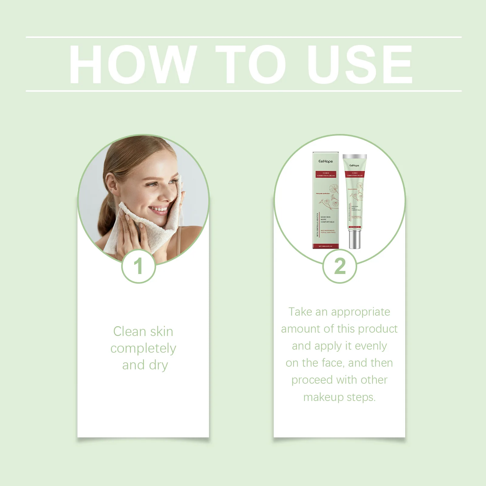 كريم إخفاء CC كريم اشراق غطاء تنعيم البقع الداكنة التجاعيد خفيف الوزن للتحكم في الزيت يدوم طويلاً كونسيلر مرطب لامع #6