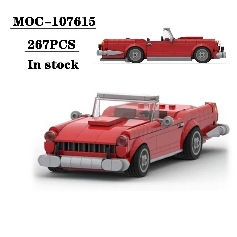 

Building Block MOC-932141 Track Racing Car Toy Model 260PCS Gift Stickers Puzzle Education Children Birthday Christmas Toy Gift