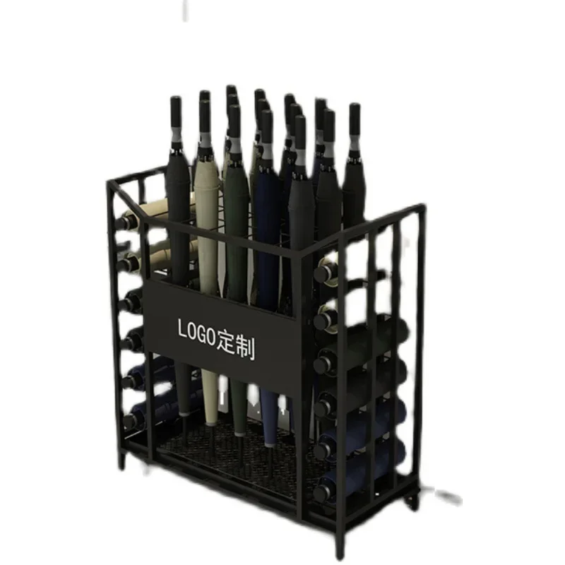 School Classroom Class Hotel Company Entrance Umbrella Rack Household Commercial Storage Large Umbrella Storage Rack