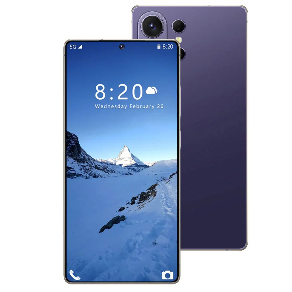 K-Touch Nieuwe Mobiele Telefoon C26 Ultra Smartphone Android 15 5G 7.3 HD Mobiele Telefoons 22GB 2TB 7800mAh Octa Core Ontgrendeld Dual SIM 16+48MP Camera