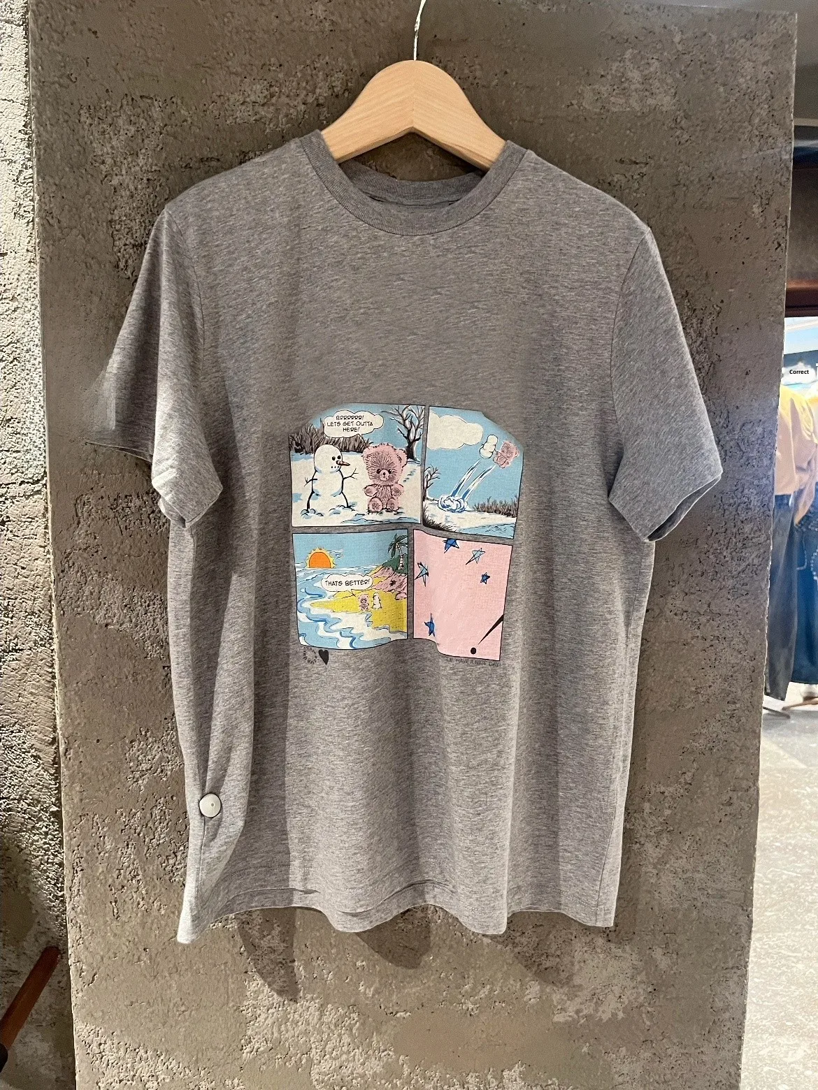 

Женская хлопковая футболка Heidd Early Spring с мультяшным принтом, свободного кроя, с круглым вырезом и коротким рукавом, 2 цвета, повседневная, модная