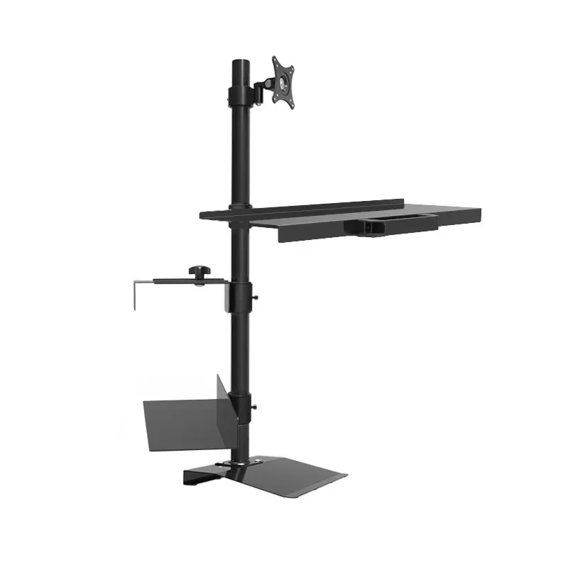 DVHZ placed computer keyboard support host support screen hanging bracket floor industrial production line bracket W841