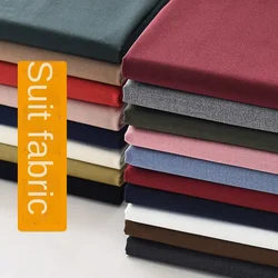 Twill Worsted Wrinkle Resistance Suits Fabrics Solid Colors JK Uniforms DIY Fashion Pants Skirts Men's and Women's Suits Fabrics