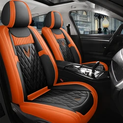 Leather Car Seat Covers Full Set for Peugeot 206 307 sw 308 407 408 508 sw 208 2008 3008 4008 5008 RCZ Auto Accessories Interior