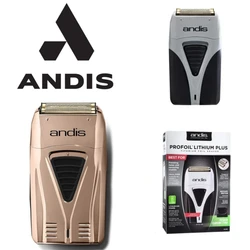 Original ANDIS Profoil Lithium Plus 17225/17205 barber hair cleaning electric shaver for men razor bald hair clipper supplies