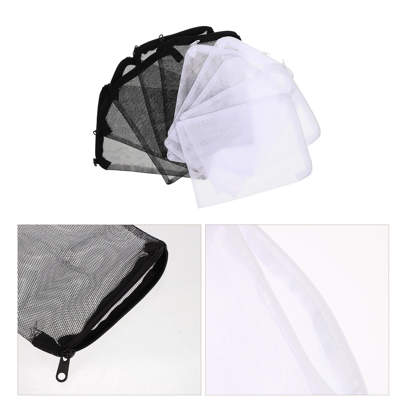 

Tank Fine Mesh Bags 10Pcs Socks Filter Small Aquarium Convenient Aquarium Mesh Bag Zipper Filter Media for Aquarium Tank