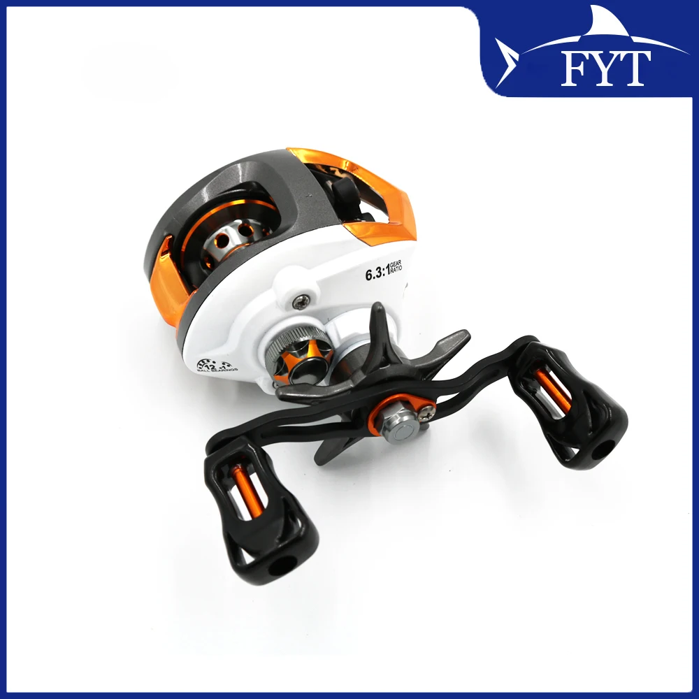 Carrete Baitcasting LP200 impermeable freno magnético mano izq/der