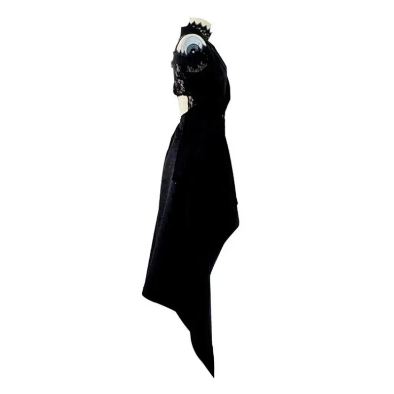 

CyKAMEN RIDER GAVV Glotta Stomach Cosplay Costume Women's Clothing Gothic Black Uniform Skirts Halloween Glotta‘s Dressing Up