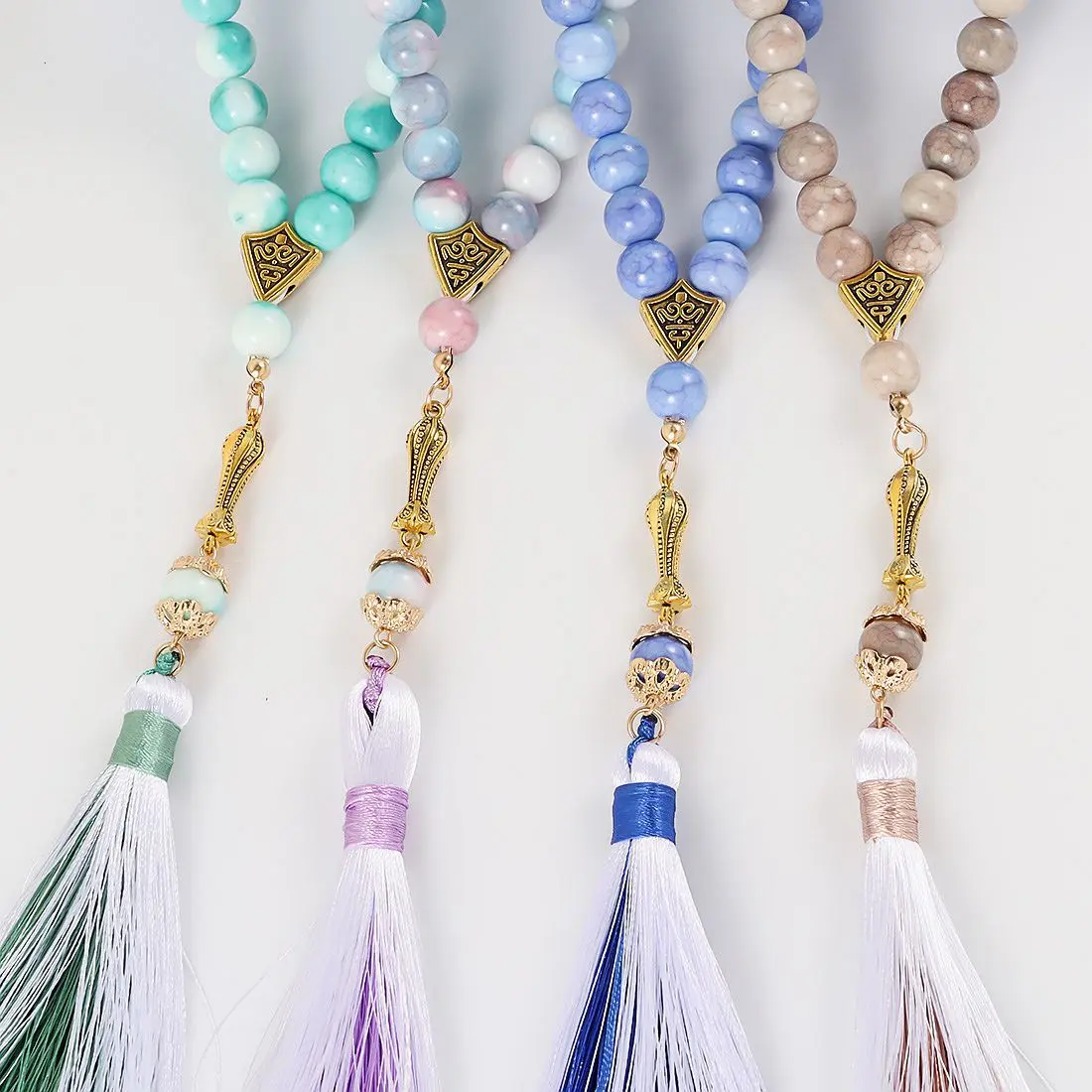 Colourful Tassels Religion Church Muslim Bracelets Beads Braclelets for Women Men Pray Bracelets Jewelry