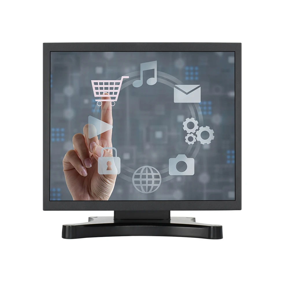 10.1 12 12.1 13 14 15 15.6 17 19 21.5 23.8 27 32 43 55 Inch LCD Touch Screen Open Frame Embedded Wall Mount Monitor