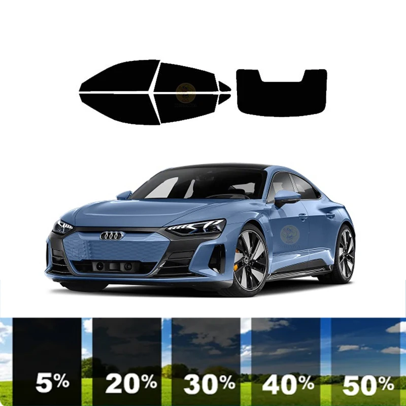 

precut Removable Window Tint Film For Car 100% UVR 5%-70%VLT Heat Insulation Carbon ﻿For AUDI E TRON 4DR SEDAN 2022-2023