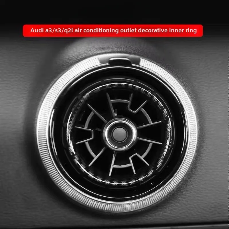 Air conditioning outlet ring decoration is suitable for Audi A3 8V 2013-2020 car styling interior accessories