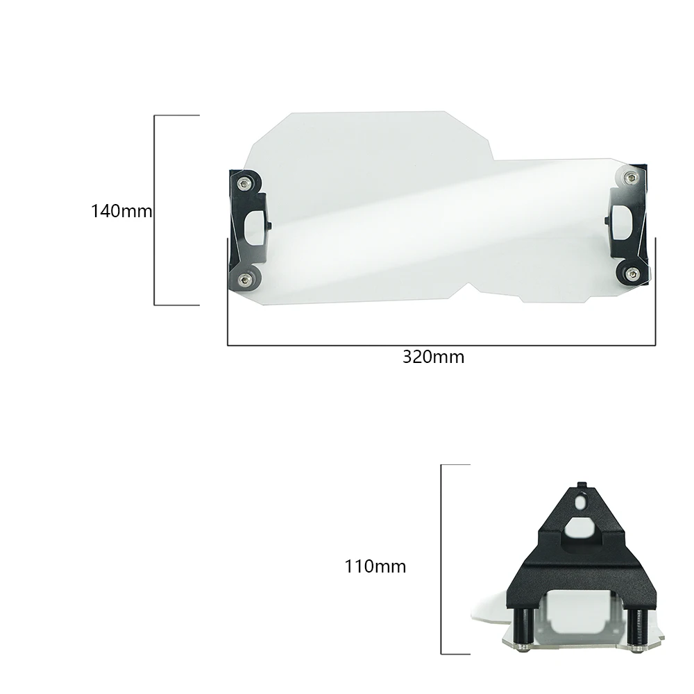 Motorcycle Headlight Head light Lamp Guard Protector Cover Grile For BMW F800/700/650 GS F800GS F700GS F650GS ADV 2008-2016 Twin view 6