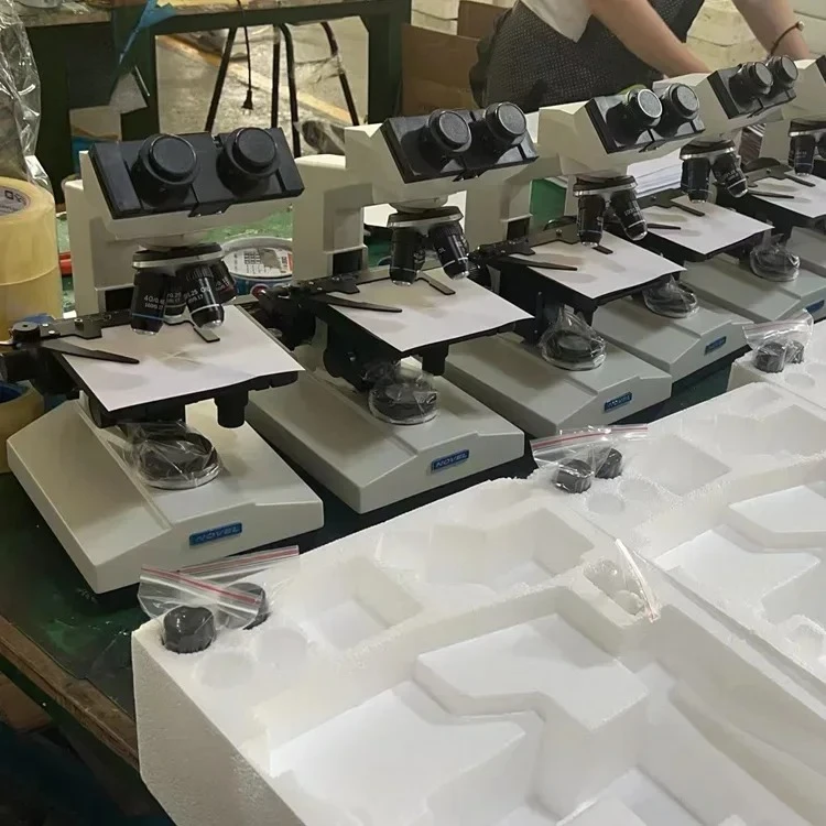 XSZ-107BN 40X-1600X Magnification Biological Binocular Microscope for Laboratory Medical Education Clinical Observation