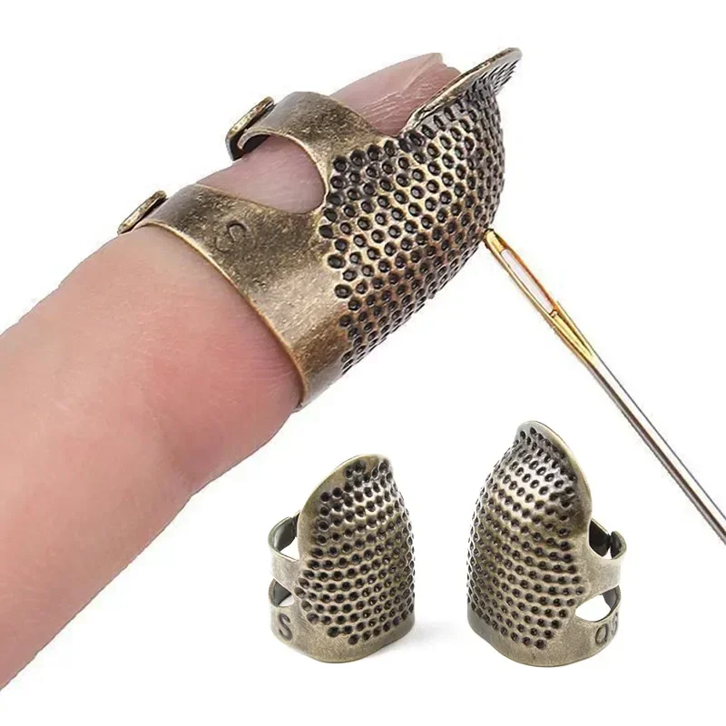 

Retro Finger Protector Antique Thimble Ring Handworking Needle Thimble Needles Craft DIY Household Sewing Tools Accessories