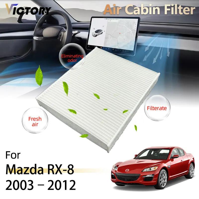 

10262014 For Mazda RX-8 RX8 RX 8 2003 - 2012 2011 2010 SE3P FE Accessories PM2.5 HEPA Air Conditioning Filter Activated Carbon