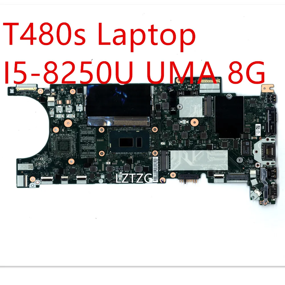 

Motherboard For Lenovo ThinkPad T480s Laptop Mainboard I5-8250U UMA 8G 02HL812 01LV602 01YU120