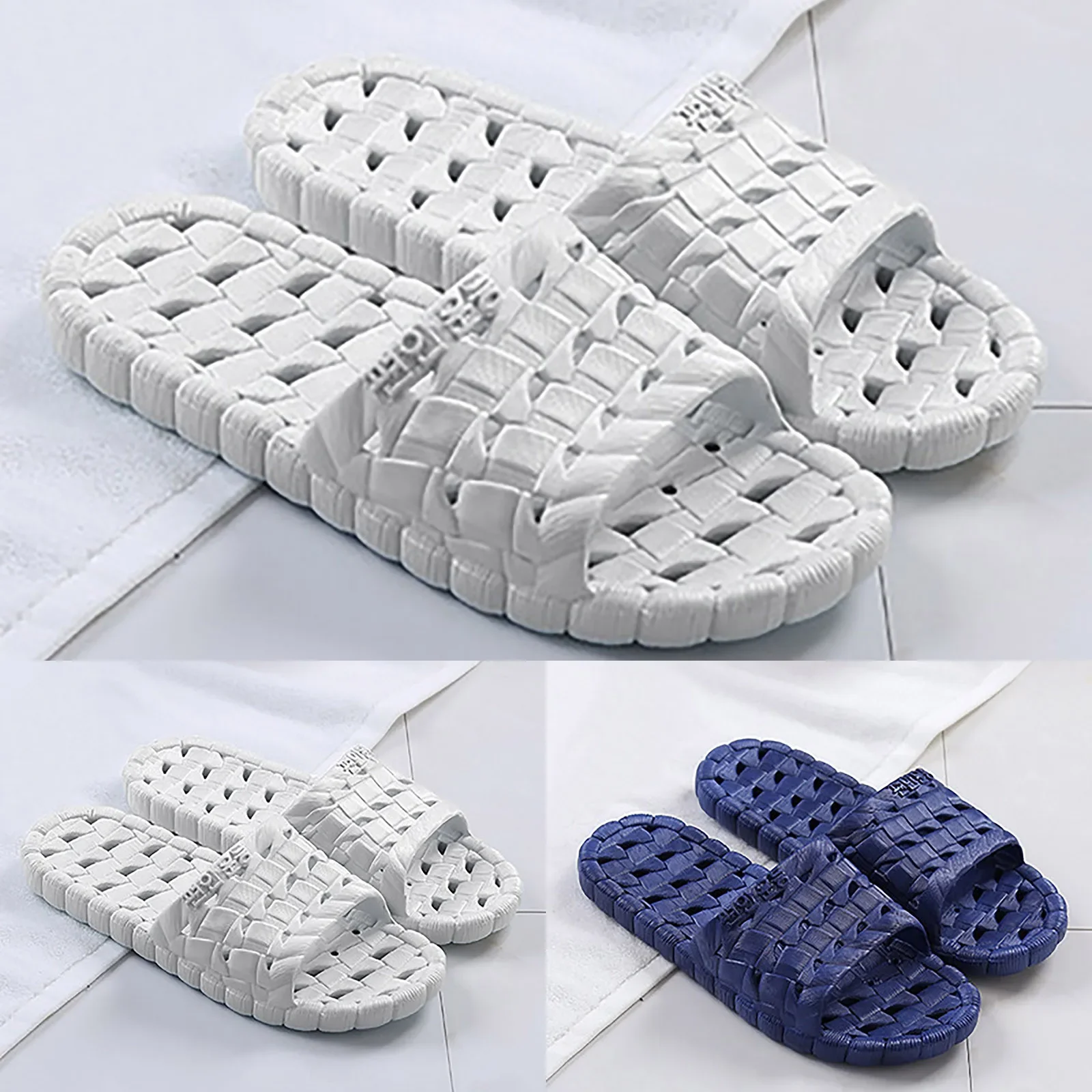 

Summer Anti-skid Outdoor Korea Casual Light Beach Sandals Men Slippers Fashion Solid Color Water Leakage Quick zapatos de mujer