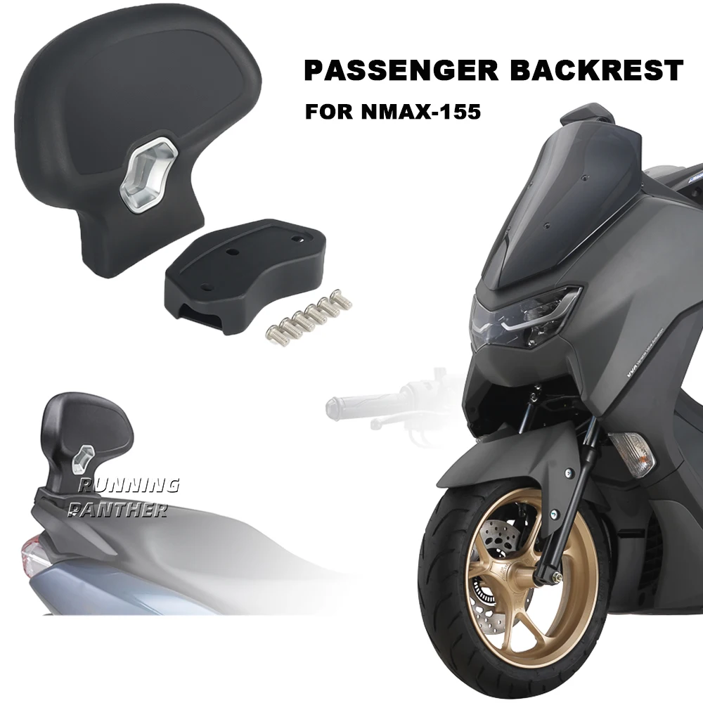 for YAMAHA nmax155 NMAX155 Nmax 155 Motorcycle Accessories Rear Passenger Seat Backrest Cushion Backrest Cushion Suitable