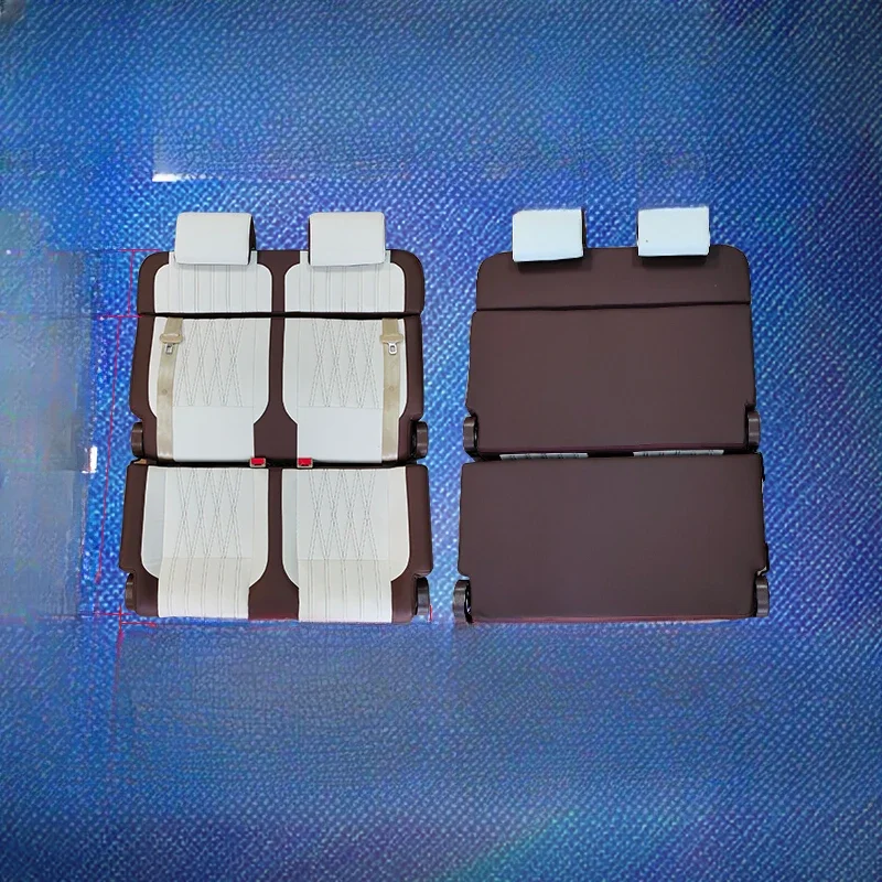 

RV card seat triple double single row modification, adjustment flat bed car seat