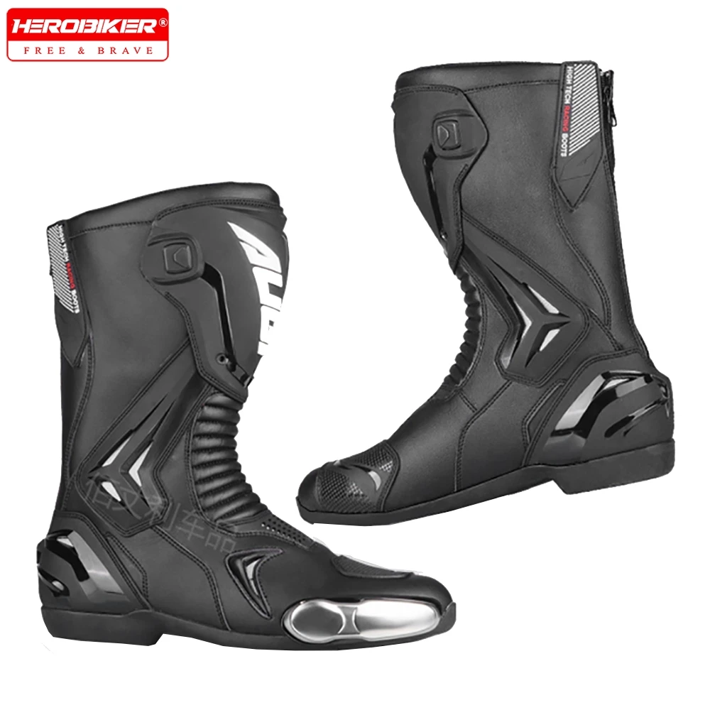 

Motorcycle Boots Motorcycle Equipment Anti-Fall Man Waterproof Motocross Boot Wear-Resistant Anti-Slip Studded Boots