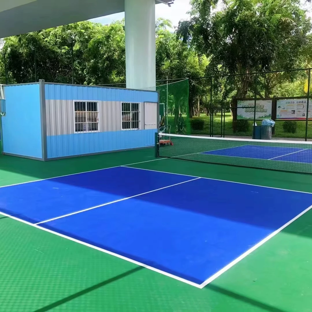 Customizable Color PVC Flooring for Indoor/Outdoor Pickleball Courts Easy-to-Install PP for Football Basketball Tennis China