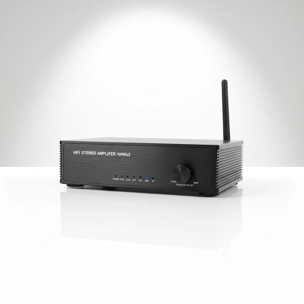 

Samtronic 2 Channel Class D Mini Stereo Amplifier for Home Speakers TPA3116 100W X 2 with Power Supply