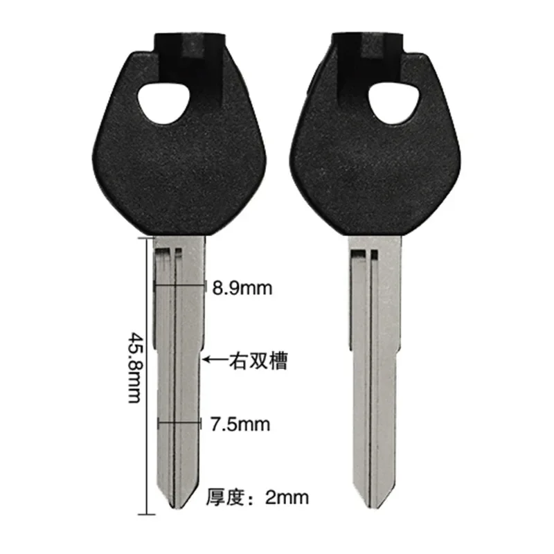 

10pcs For Suzuki AN250 AN400 AN650 Burgman Magnetic Sj50 V125G V125S V50 60 AG50 Motorcycle Blade Blank Key Magnet Anti-theft