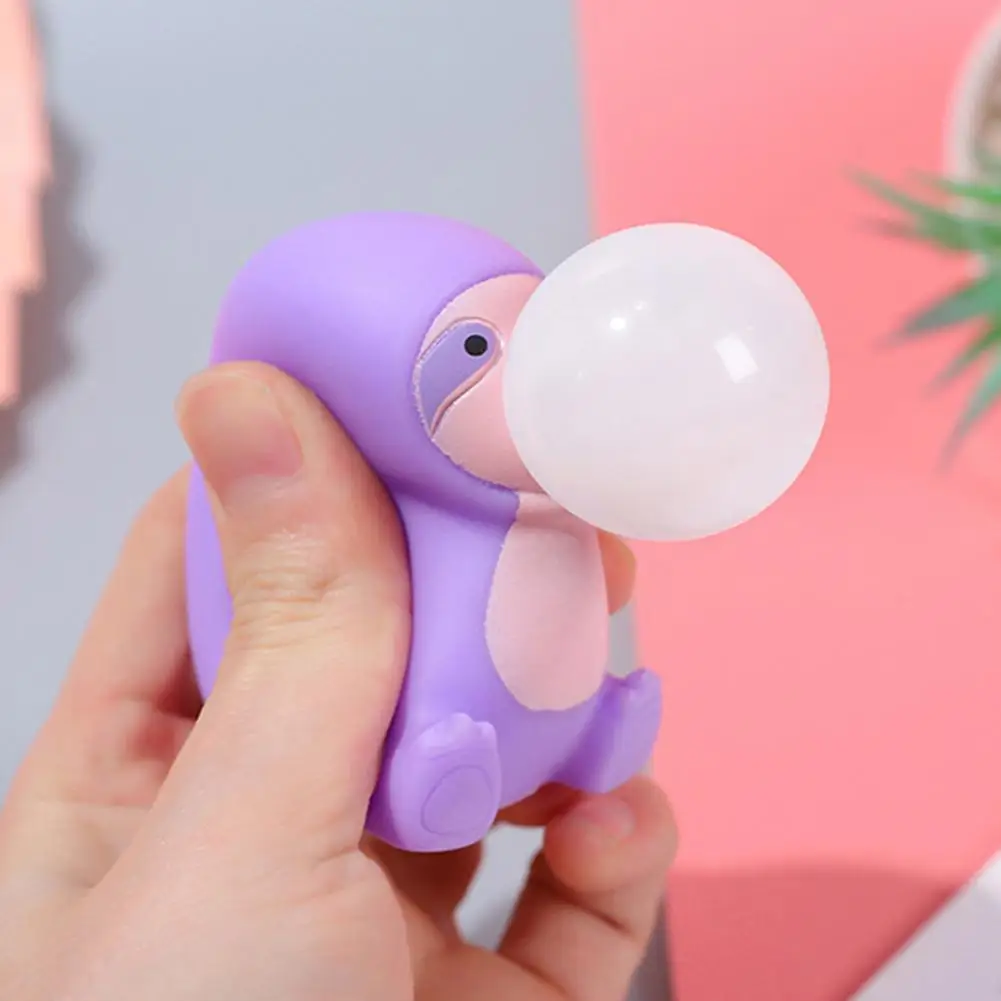 Cartoon Squeeze Puff Bubble Toy Animal Pinch Music Vent Decompression Decompression Doll Toy