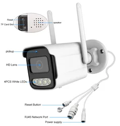 2MP 1080P V380Pro Outdoor Water-proof IP Bullet Camera IR Night Vision Motion Detection Home Security Alarm Baby Monitor
