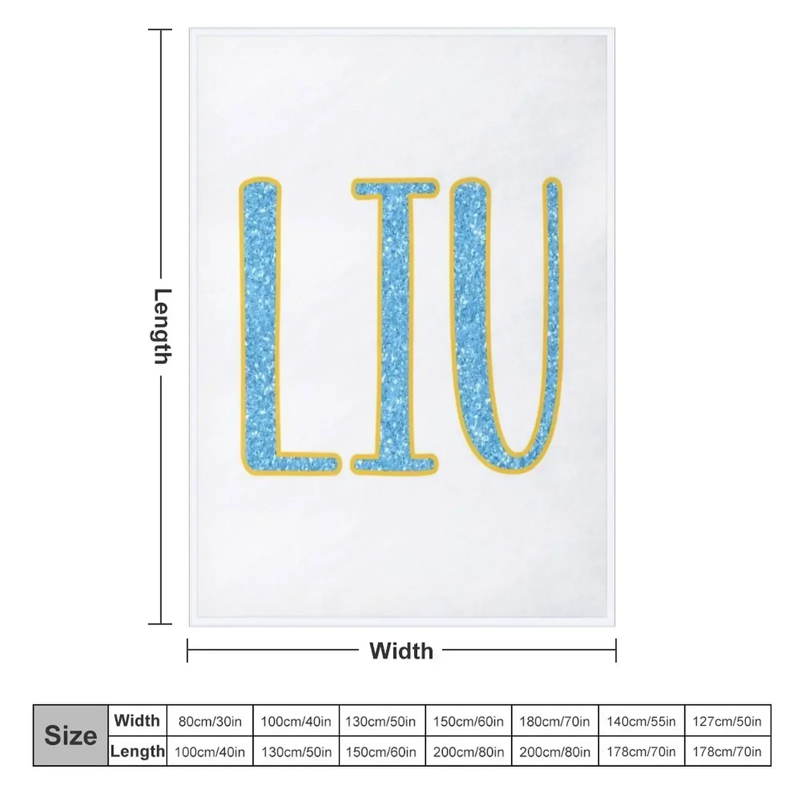 long island university Throw Blanket anime Warm for sofa Kid'S Custom Plaid Blankets