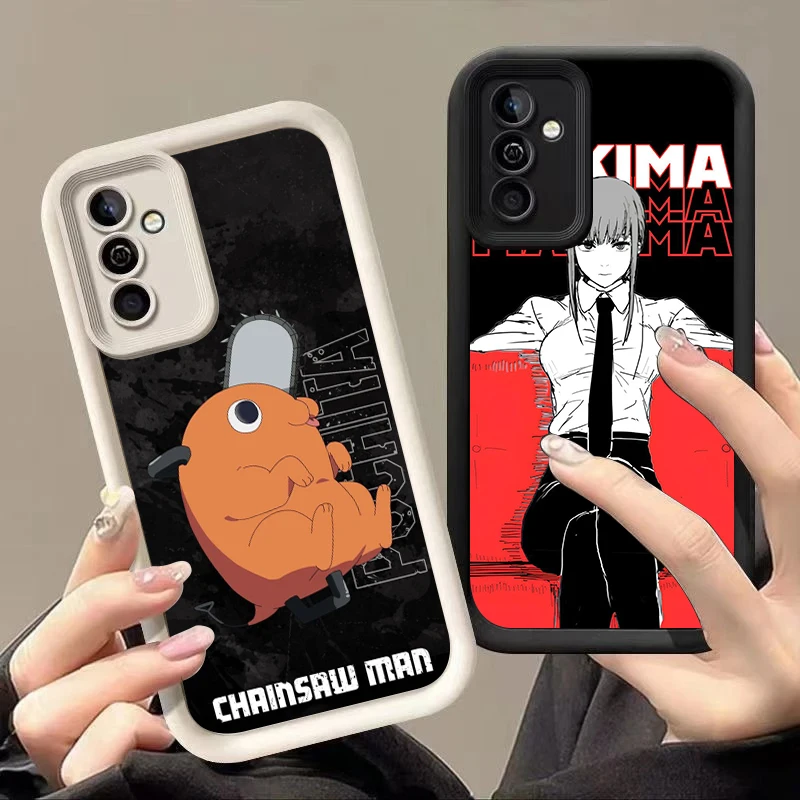 Chainsaw-Man Anime Sky Eye Stairs Soft Silicone Phone Case For Samsung Galaxy S20 S21 S23 S24 FE S22 S25 Plus Ultra