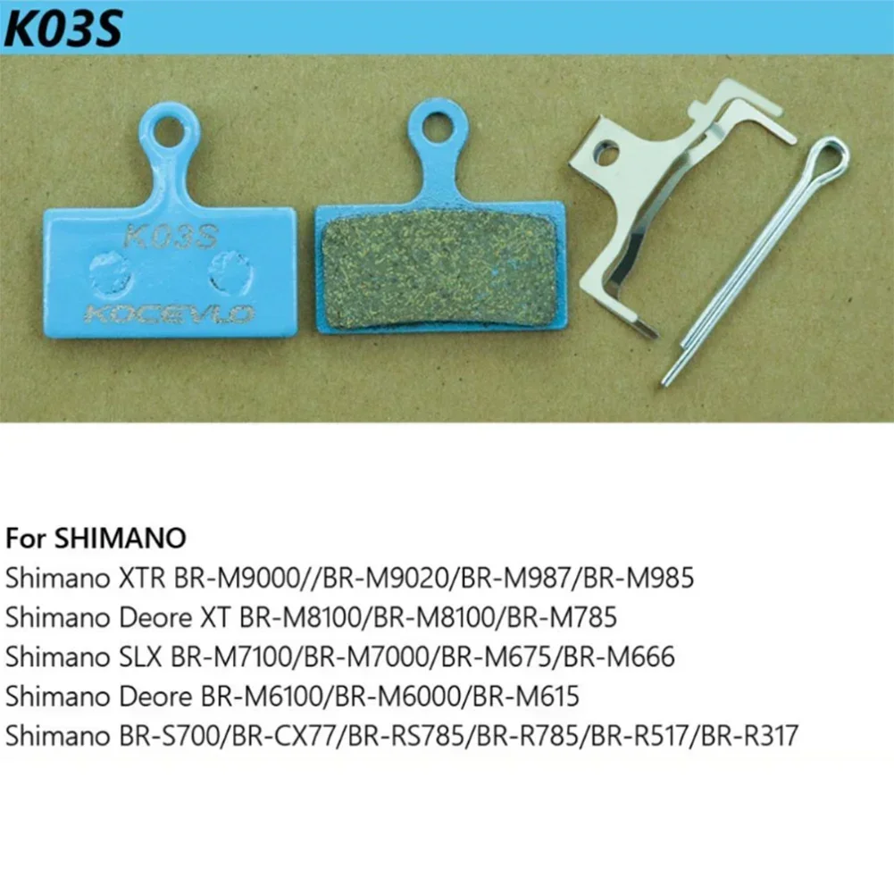 Bicycle MTB Cycling Disc Brake Pad Organic Compound Sintered Metal Compound Hydraulic Disc Metal Brake Pad K01S/K02S/K03S/K10S