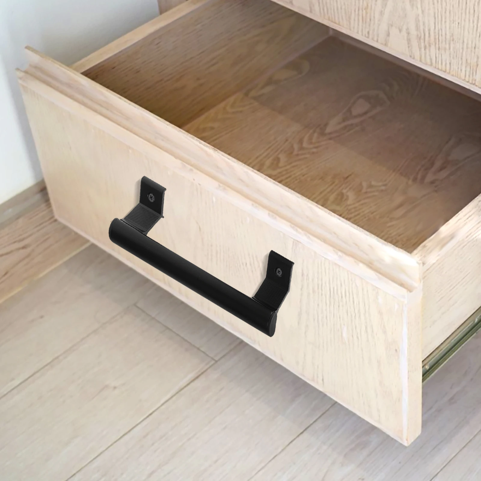 

2pcs Aluminum Alloy Door Pull Handles Heavy Duty Plate For Sliding Barn Cabinet Closet Drawer Glass Door Outdoor Patio Garage