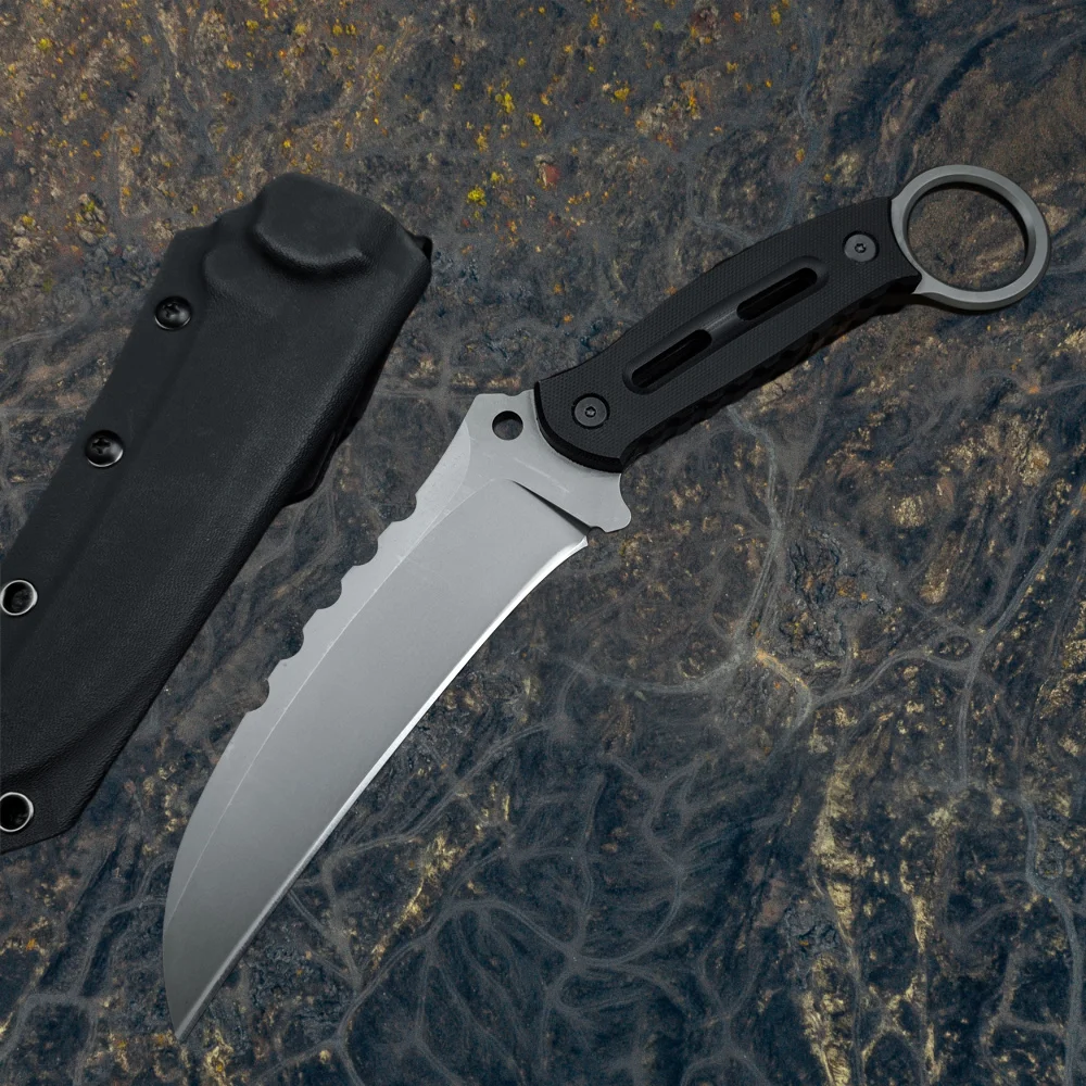 

Нож-лопа 8CR13MOV, лезвие G10, ручки, когтистый нож, тактический охотничий нож, самооборона, EDC, кемпинговые ножи, карманные ножи