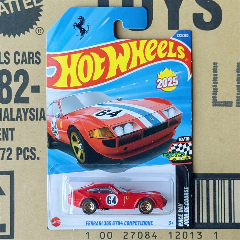 

Hot Wheels Cars Toys For Boys 222#2025L HOTWHEELS FERRARI 365 GTB4 COMPETIZIONE Holiday Gifts For Kids