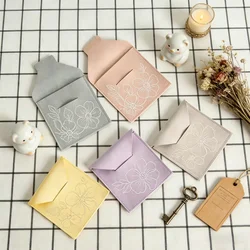 10Pcs Microfiber Envelope Jewelry Bags Wedding Gift Ring Earring Necklace USB Organizer Oil Makeup Storage Packaging Pouch