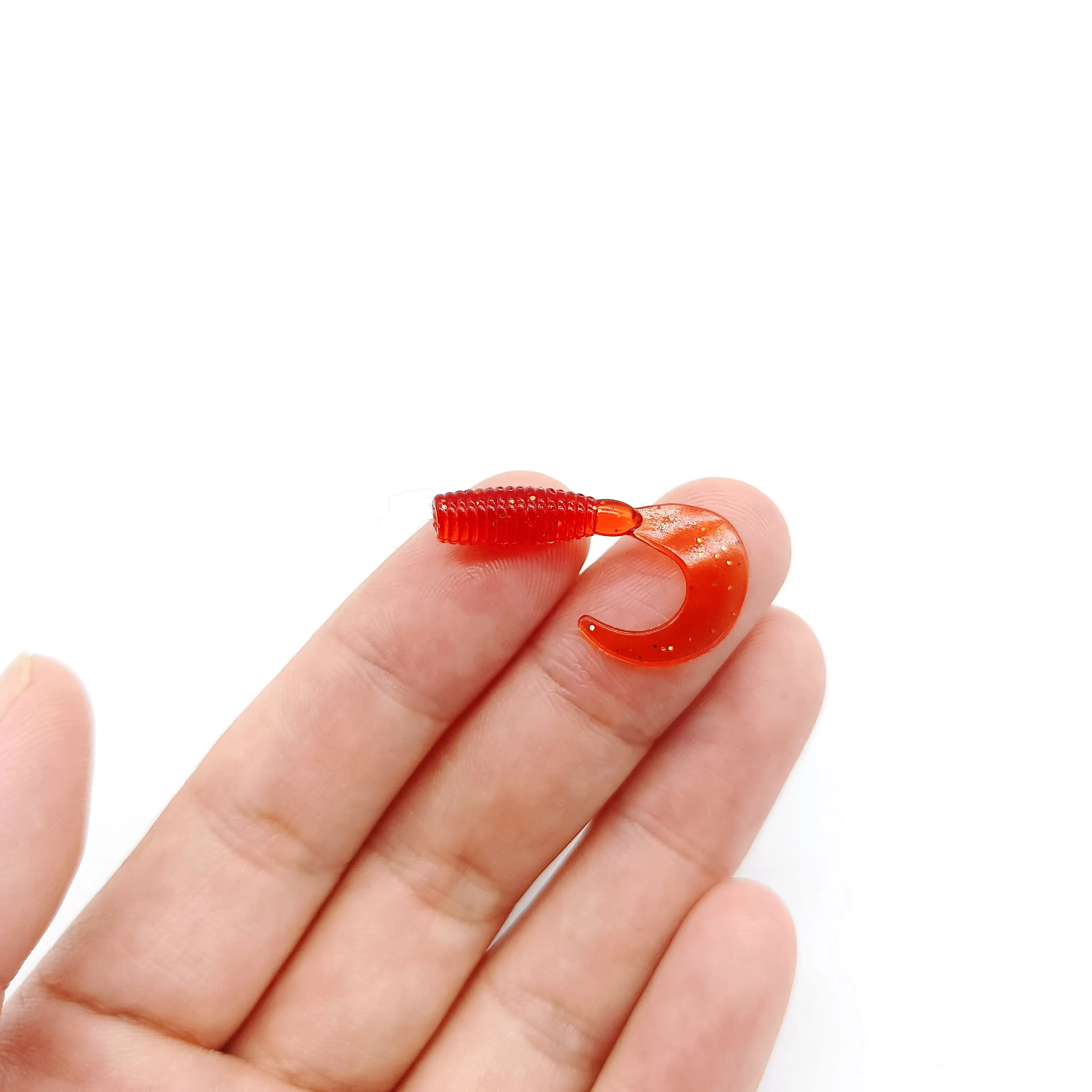 DUODUOYU 10PCS  Mini Soft Fishing Lure Silicone Bait 0.4g/30mm Artificial Swimbait Jig Wobbler Bass Bait Fishing Tackle