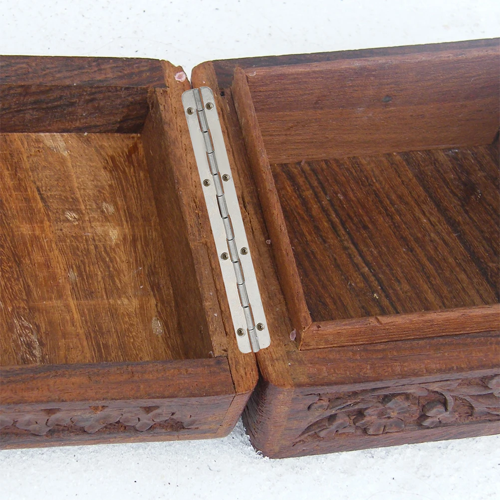 4 Stück Box Heavy Duty Messing Gold Schrank Hardware für Holzschmuck Verpackung Lange Retro Riegel Verschluss Glatter Verschluss