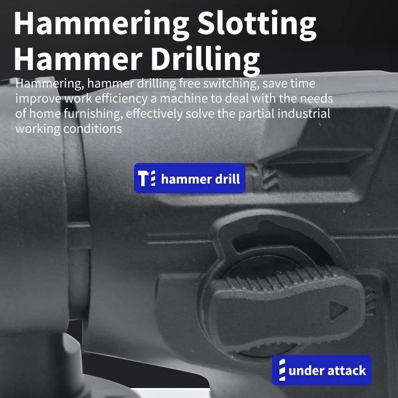 Martillo eléctrico sin escobillas Mamidw Original, martillo inalámbrico de 18V, taladros inalámbricos, herramientas eléctricas para Pin de batería Makita de 18v