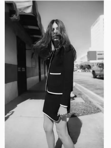 سترة نسائية محبوكة جديدة لربيع وخريف 2025 ذات ياقة طويلة مع سترة من ألياف البوليستر الملونة بتصميم Blo #3