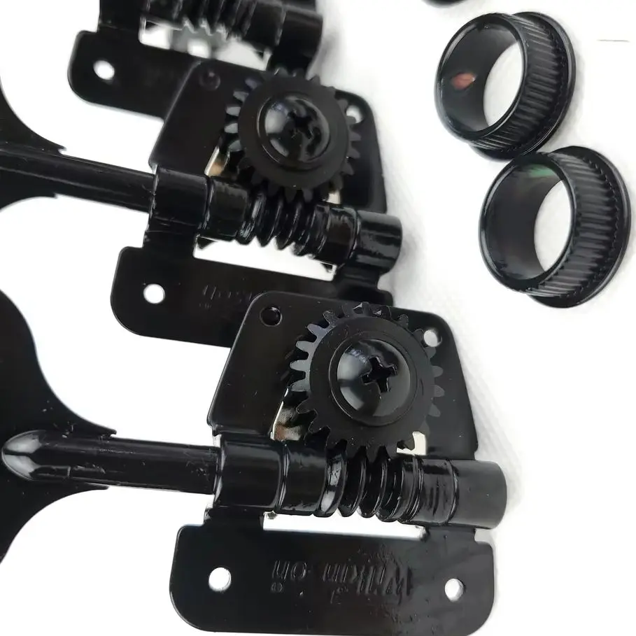 Open Frame Electric Bass Machine Heads Tuners Wilkinson Tuning Peg Black for bass WJBL-200 Made In Korea