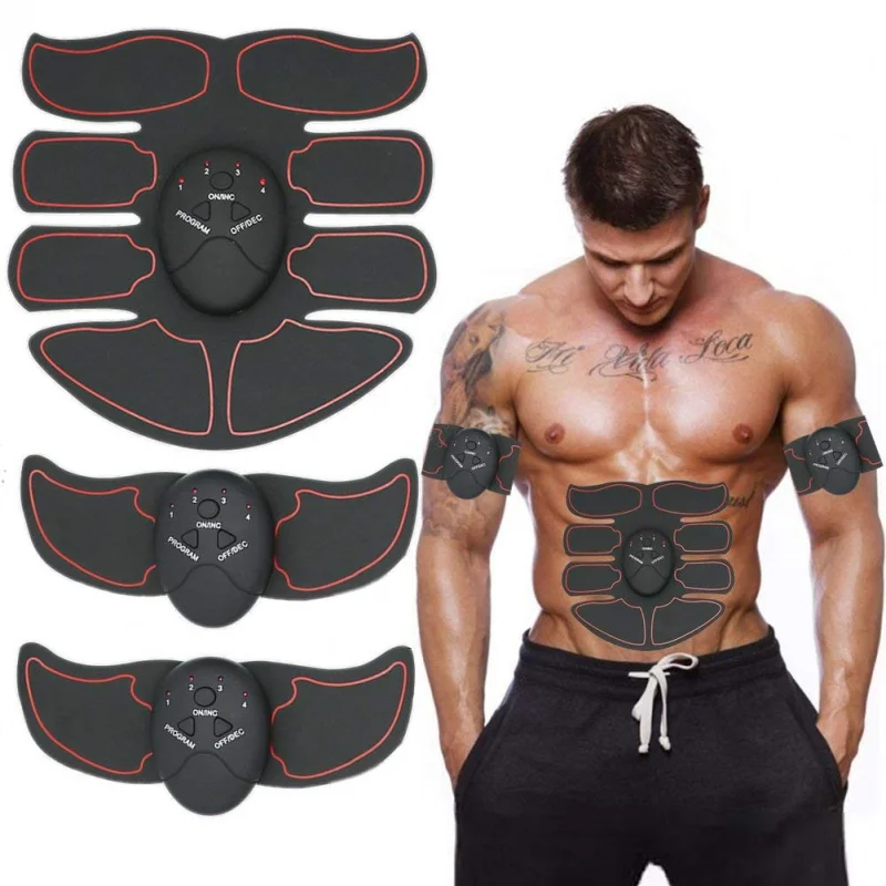 

Wireless EMS Abdominal Muscle Stimulator Buttock Trainer Waist Arm Body Slimming Massager Unisex Fitness Equiment