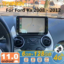 For Ford Ka 2008 - 2012 Android Car Radio 2Din Stereo Receiver Autoradio Multimedia Player GPS Navi Unit Screen