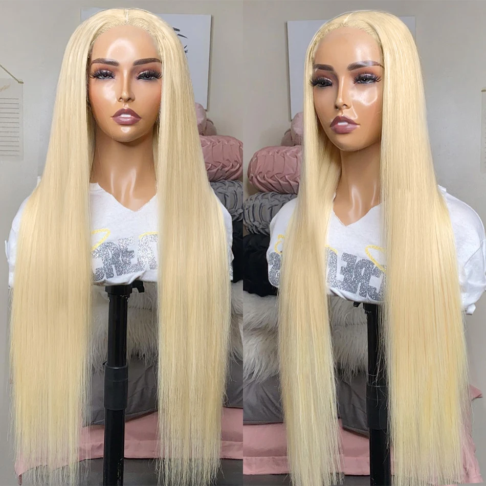 30 Inch 613 Straight Blonde Human Hair Wigs 13x6 Lace Front Wig Human Hair Brazilian Colored 13x4 Hd Lace Frontal Wigs For Women