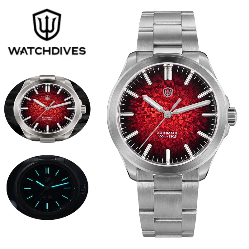 

Watchdives WD0005B Часы NH35 Механизм Купол Сапфировое Стекло BGW9 Светящаяся Водонепроницаемость 100 м 39 мм Автоматические Механические Часы