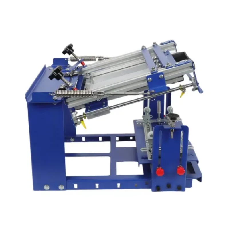 DL-QM-D80 Small E-class Curved Surface Screen Printing Machine Front And Rear Push-pull Type Maximum Graphic 160*140MM