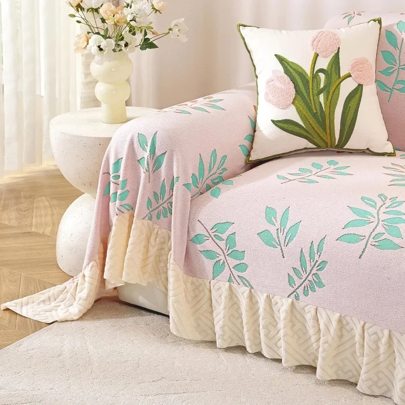 New Sofa Towel Suitable for All Seasons Universal All Inclusive Anti Cat Scratch Sofa Cushion Stain Resistant Couch Cover Cloth