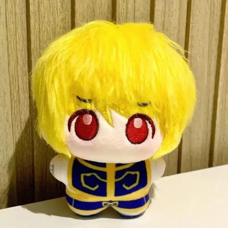 Hunter Hunter Curarpikt Yellow Hair Q Version Standing Posture Plush Keychain Crossbody Bag Decoration Anime Enthusiast Collect