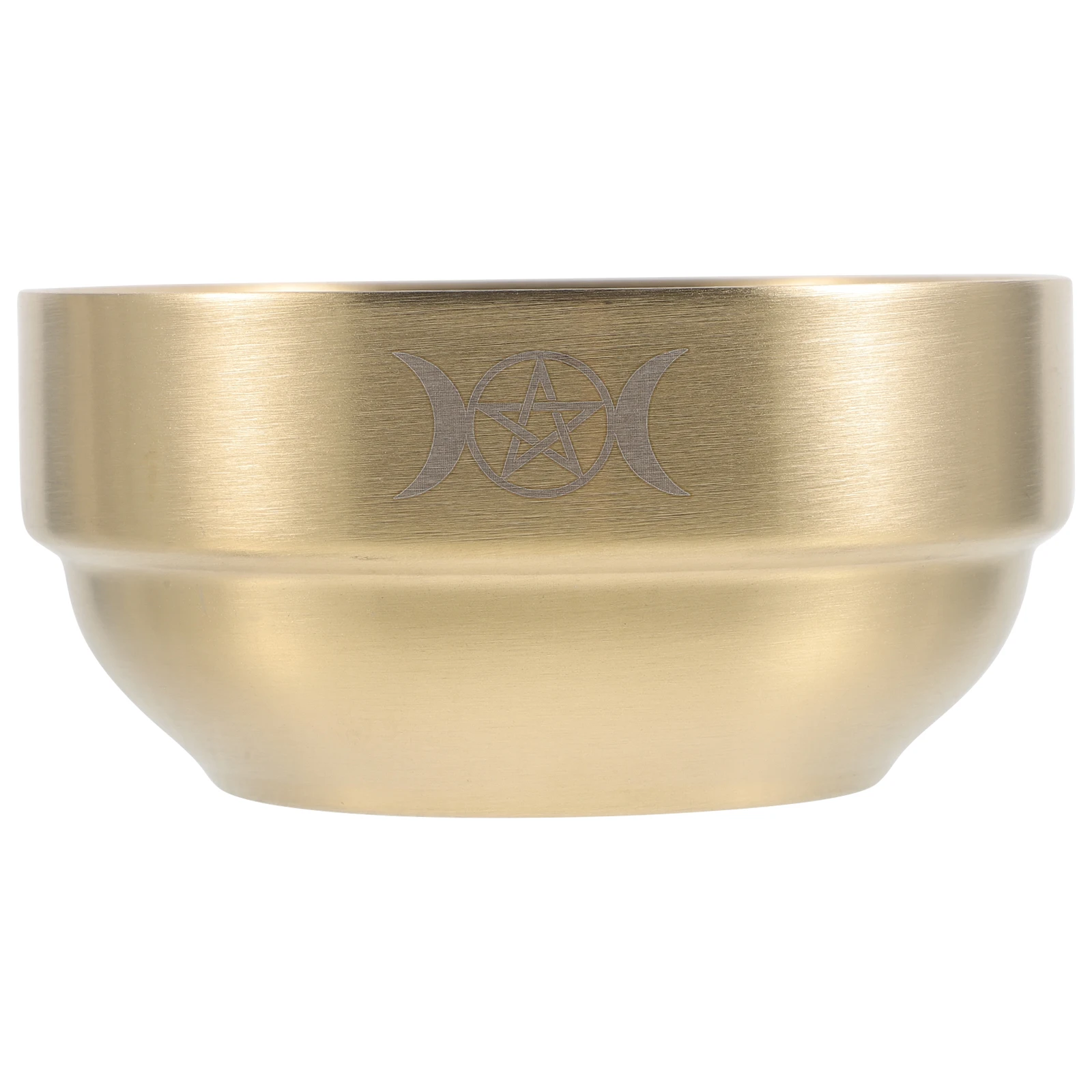 

Sacrificial Bowl Pentagram Three Phase Moon Pattern Altar Decoration Religious Supplies Ritual Witch Bowl Kitchen